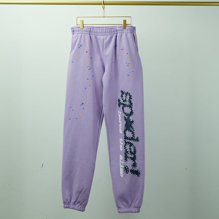 Sp5der Acai Sweatpant Purple - 4