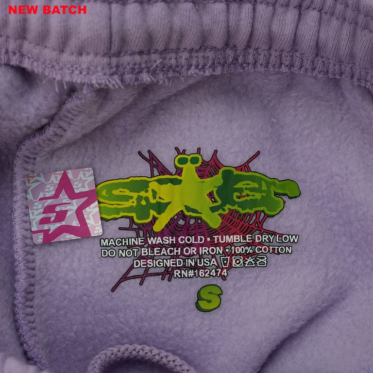 Sp5der Acai Sweatpant Purple - 48