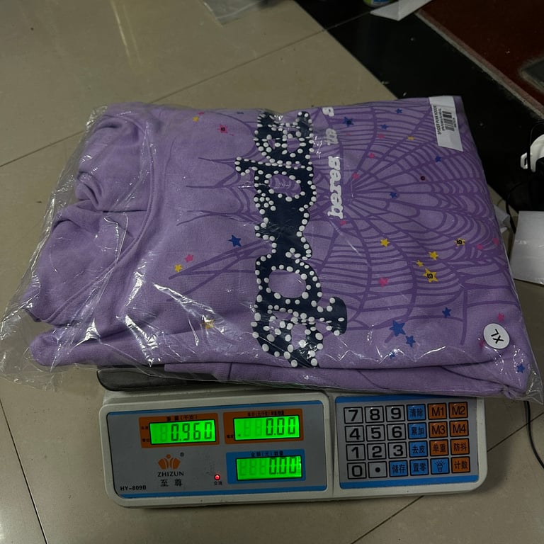 Sp5der Acai Hoodie Purple - 2