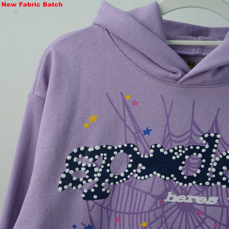 Sp5der Acai Hoodie Purple - 19