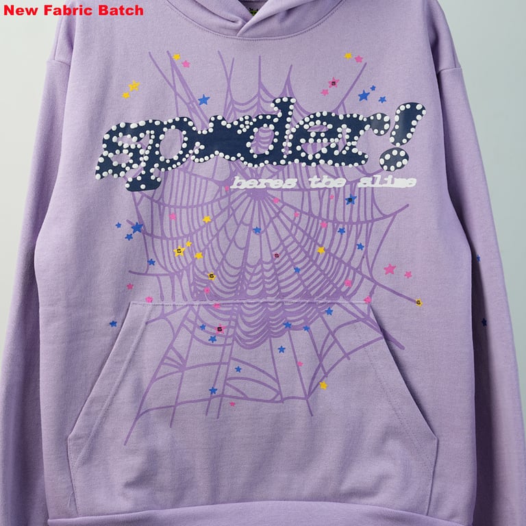 Sp5der Acai Hoodie Purple - 23