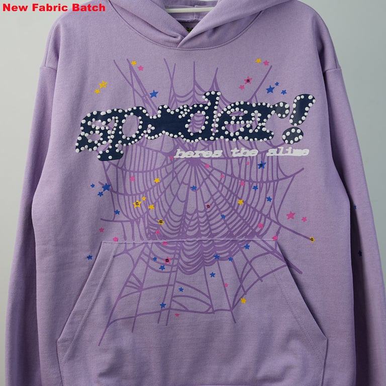 Sp5der Acai Hoodie Purple - 24