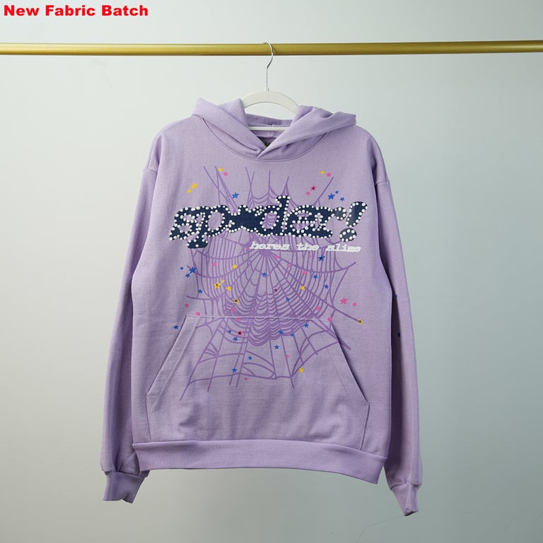 Sp5der Acai Hoodie Purple - 25
