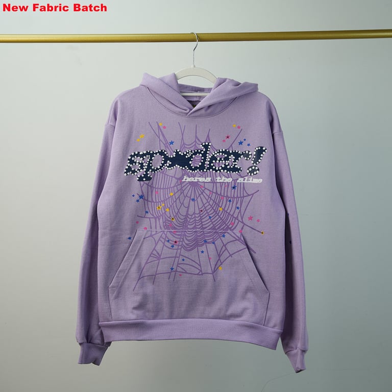 Sp5der Acai Hoodie Purple - 26