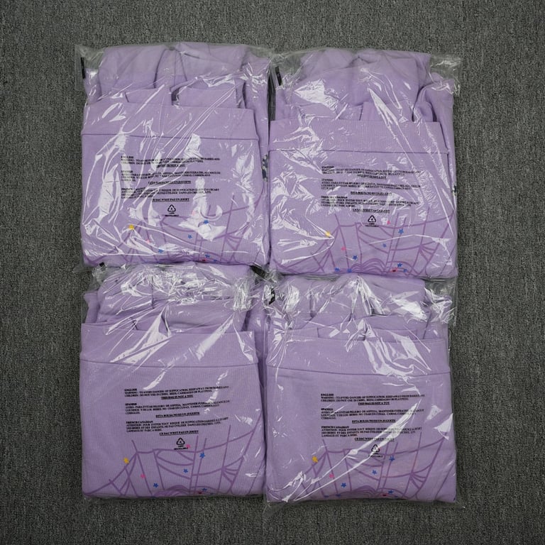 Sp5der Acai Hoodie Purple - 30