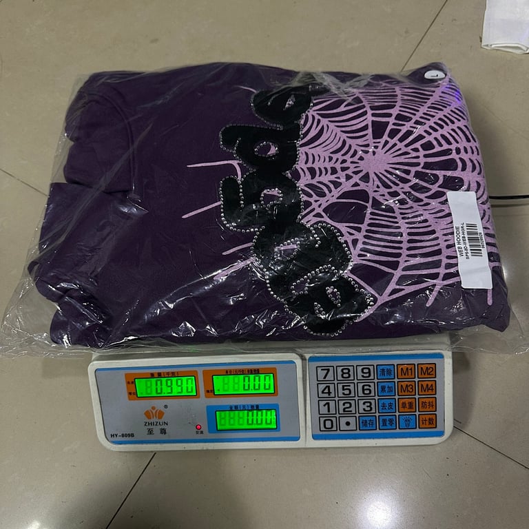Sp5der Web Hoodie Purple - 2