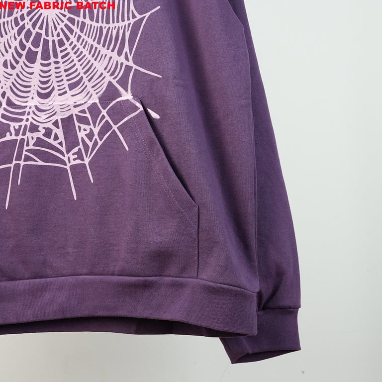 Sp5der Web Hoodie Purple - 11