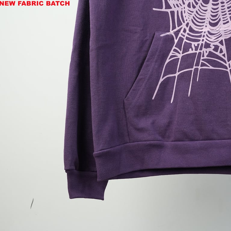 Sp5der Web Hoodie Purple - 12