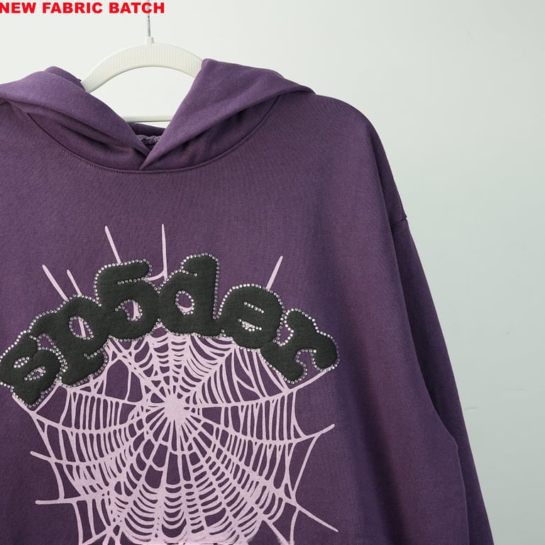 Sp5der Web Hoodie Purple - 13