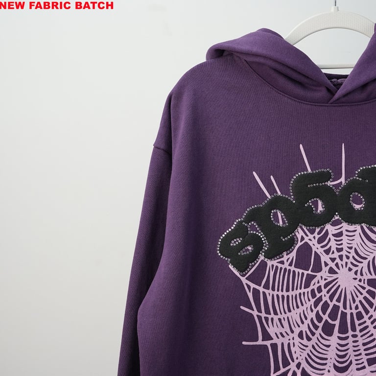 Sp5der Web Hoodie Purple - 14
