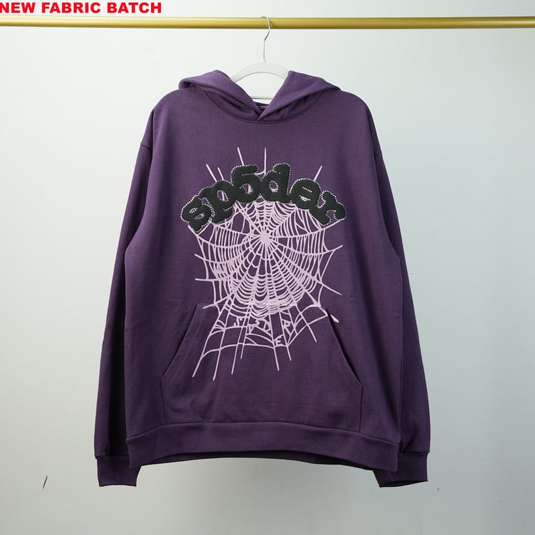 Sp5der Web Hoodie Purple - 15