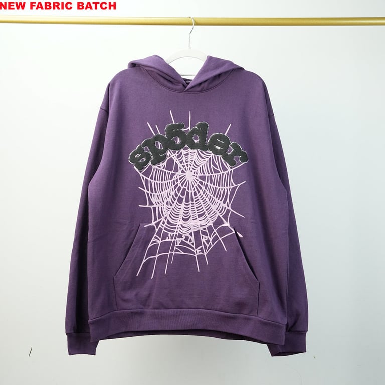 Sp5der Web Hoodie Purple - 16