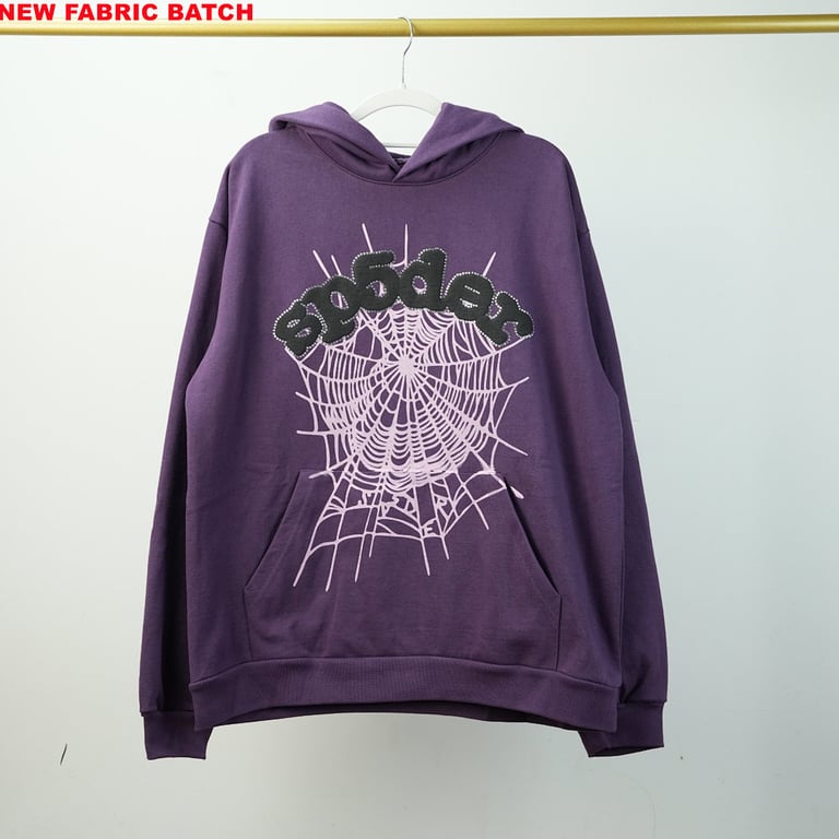 Sp5der Web Hoodie Purple - 17