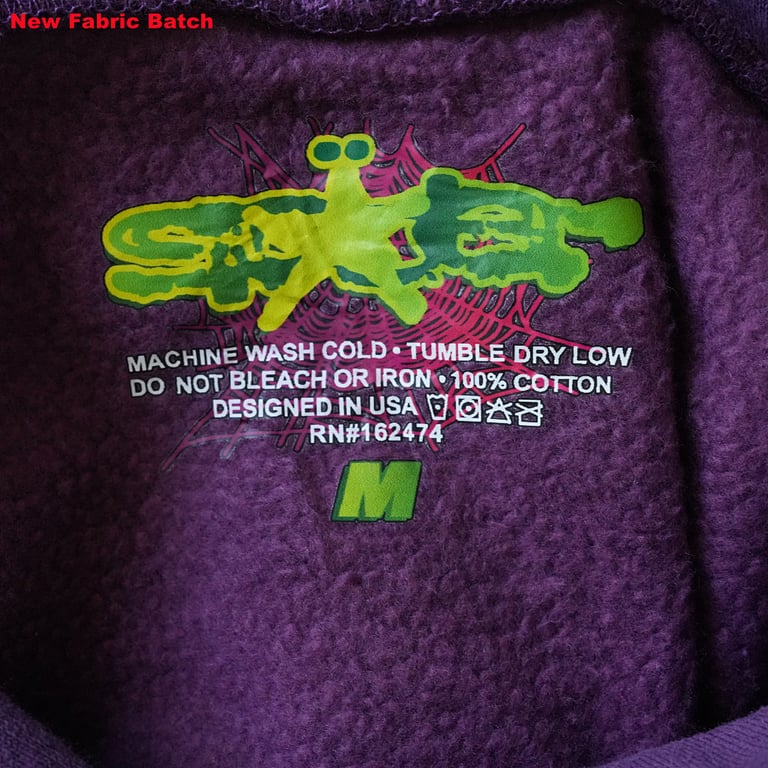 Sp5der Web Hoodie Purple - 22
