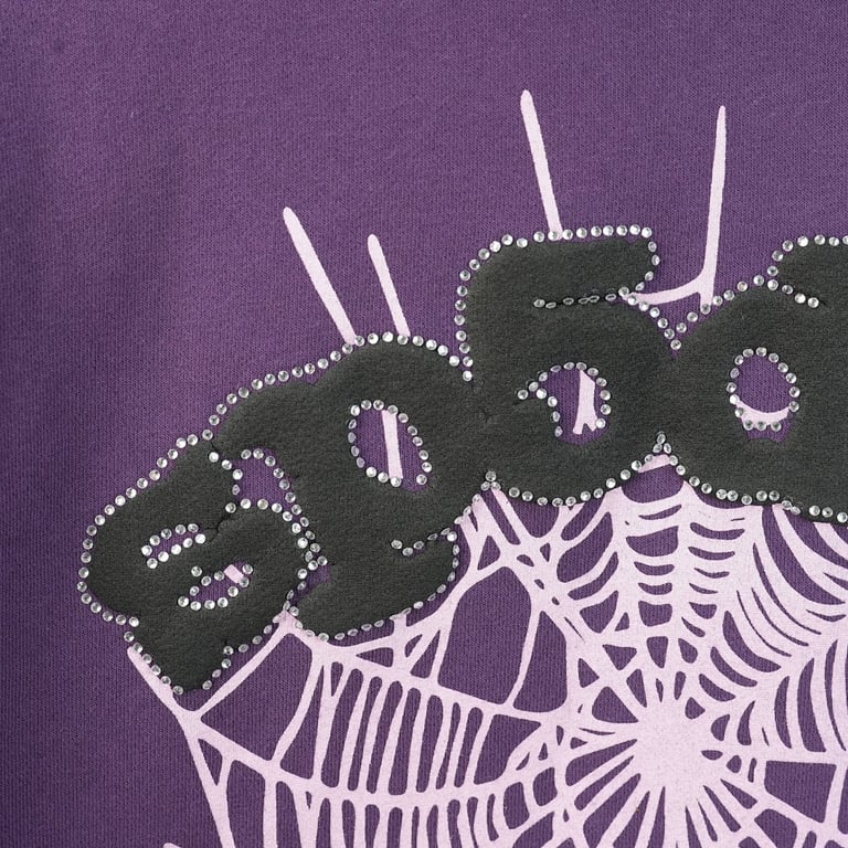 Sp5der Web Hoodie Purple - 23