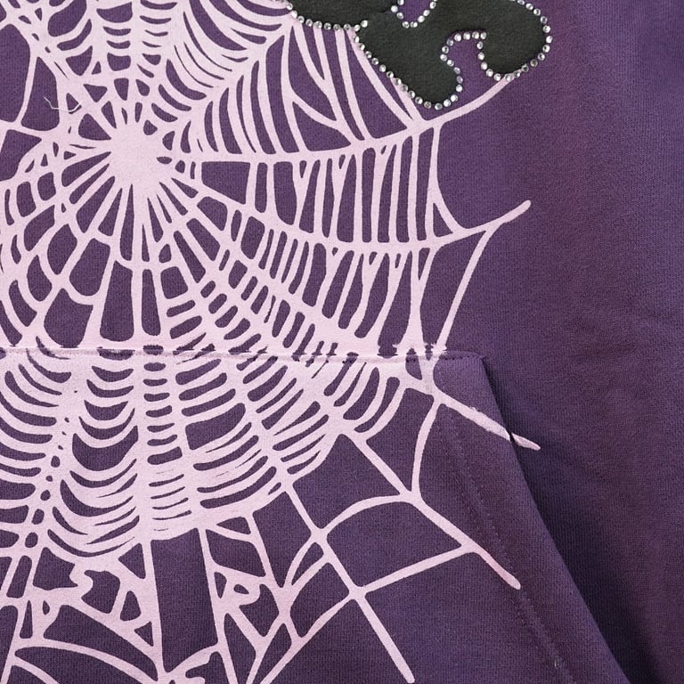 Sp5der Web Hoodie Purple - 38