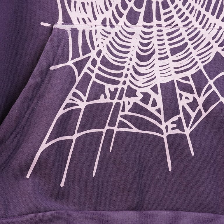 Sp5der Web Hoodie Purple - 39