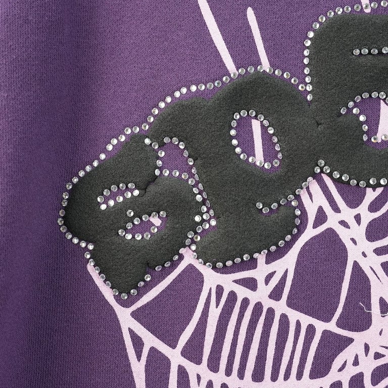 Sp5der Web Hoodie Purple - 40