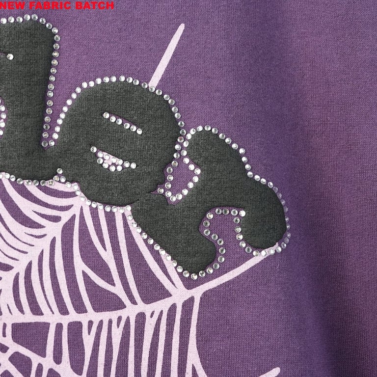 Sp5der Web Hoodie Purple - 5