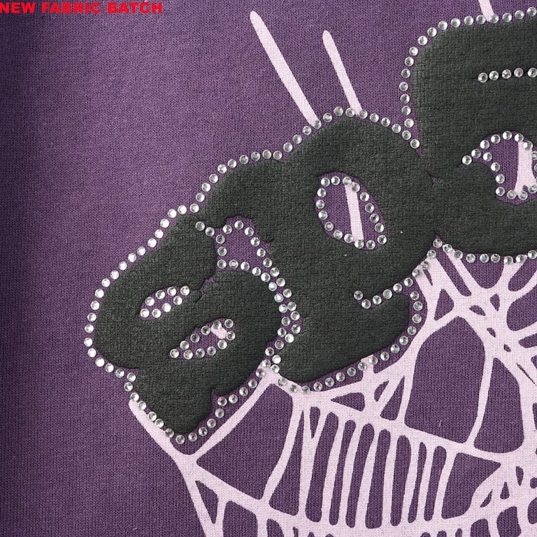 Sp5der Web Hoodie Purple - 7