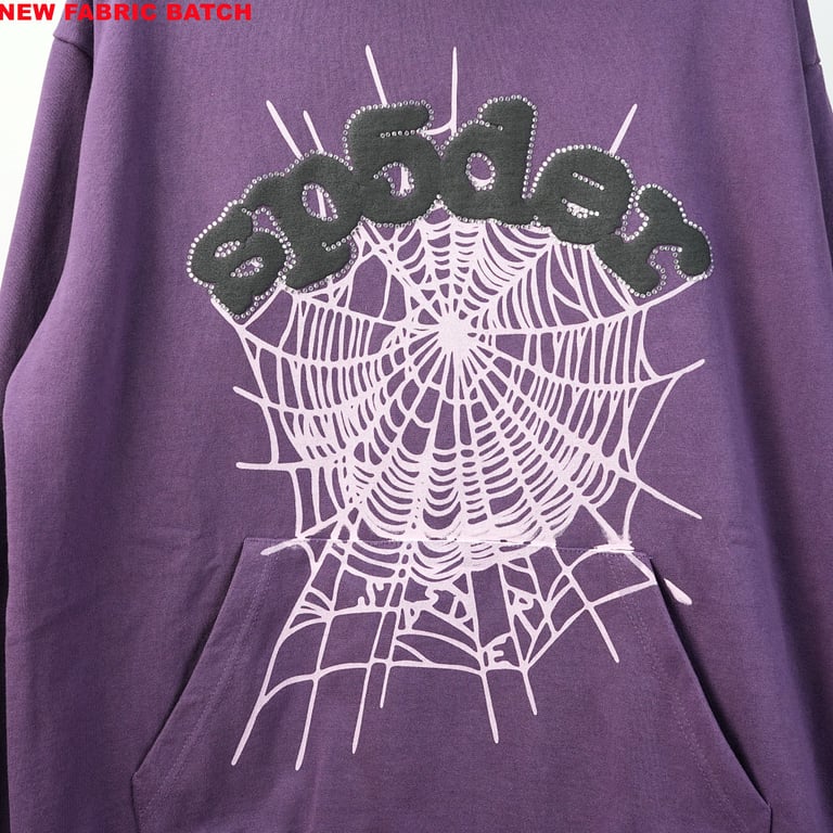Sp5der Web Hoodie Purple - 8