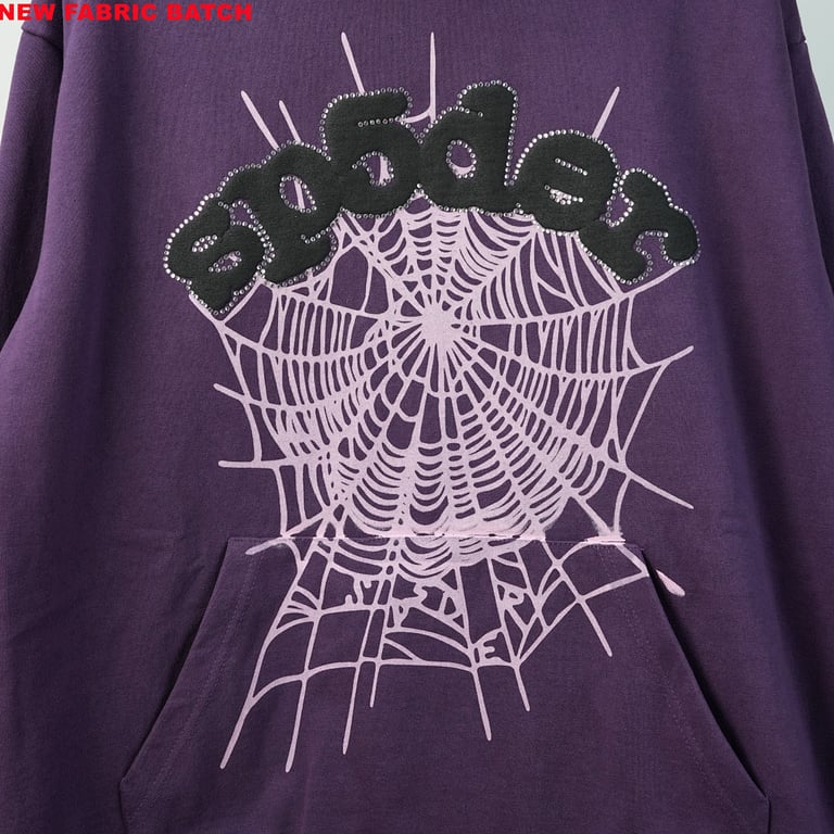Sp5der Web Hoodie Purple - 9