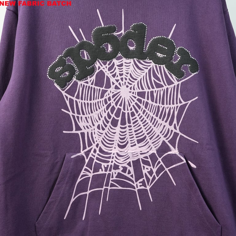 Sp5der Web Hoodie Purple - 10