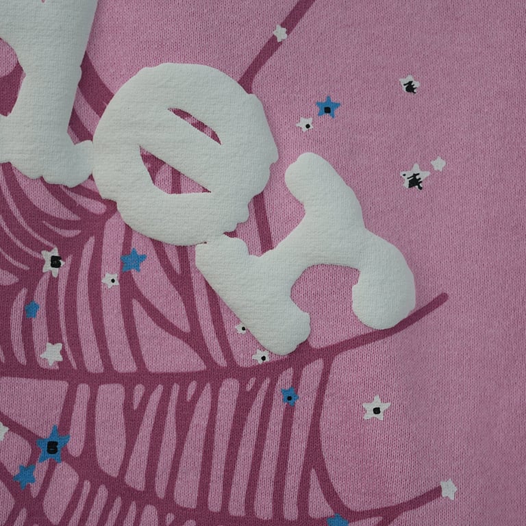 Sp5der OG Web Hoodie Pink - 16