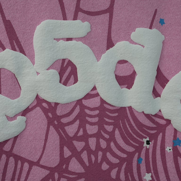 Sp5der OG Web Hoodie Pink - 17