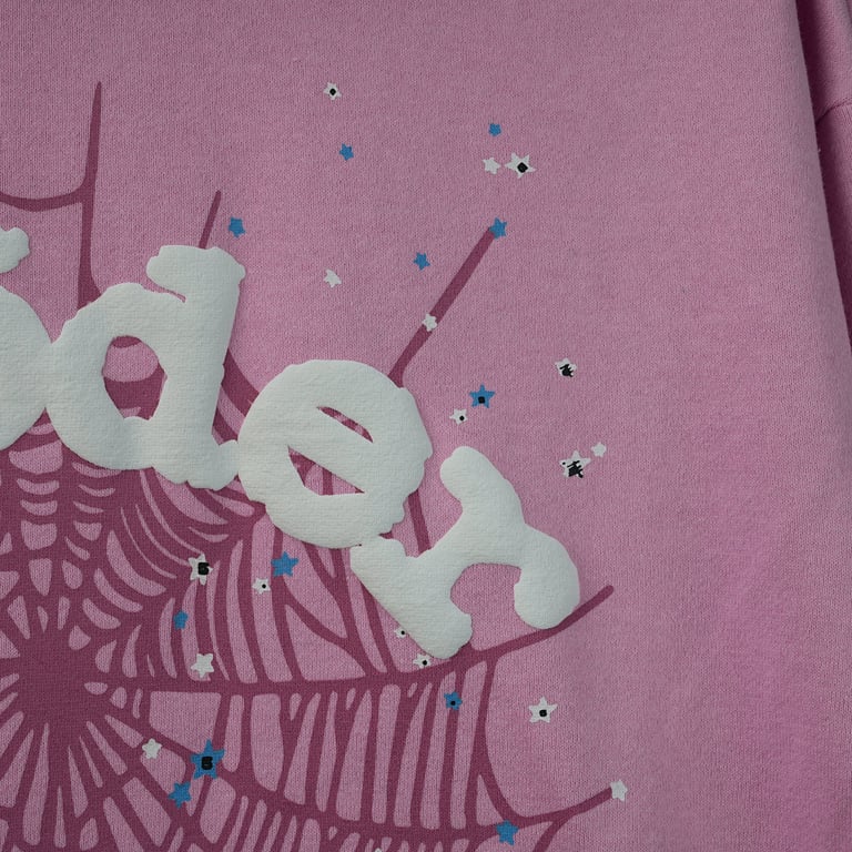 Sp5der OG Web Hoodie Pink - 19