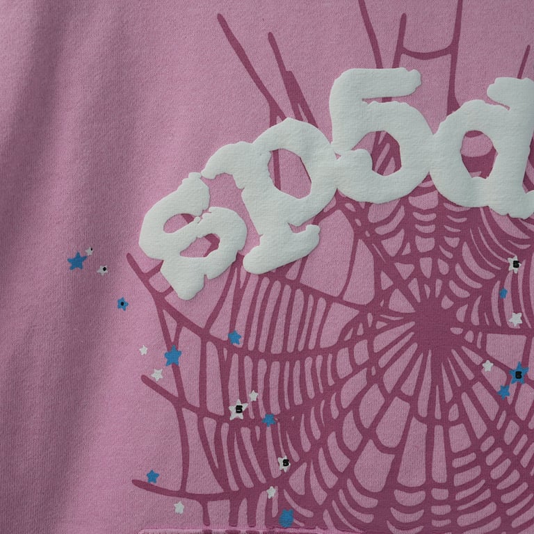 Sp5der OG Web Hoodie Pink - 20