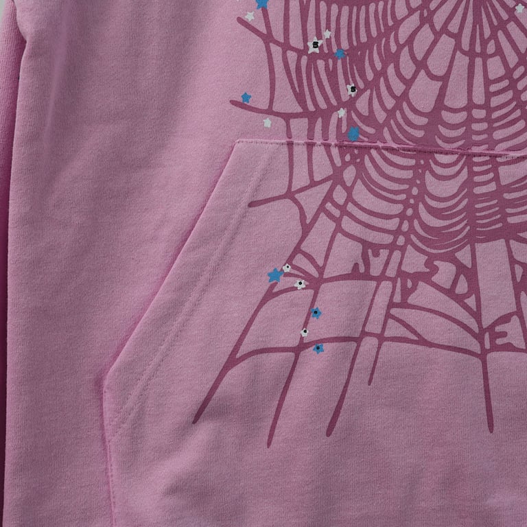 Sp5der OG Web Hoodie Pink - 22
