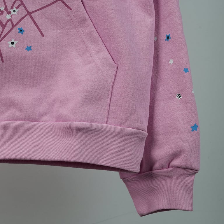 Sp5der OG Web Hoodie Pink - 23