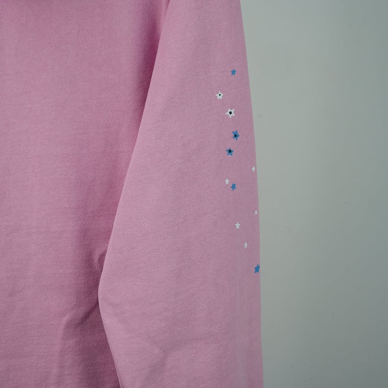 Sp5der OG Web Hoodie Pink - 26
