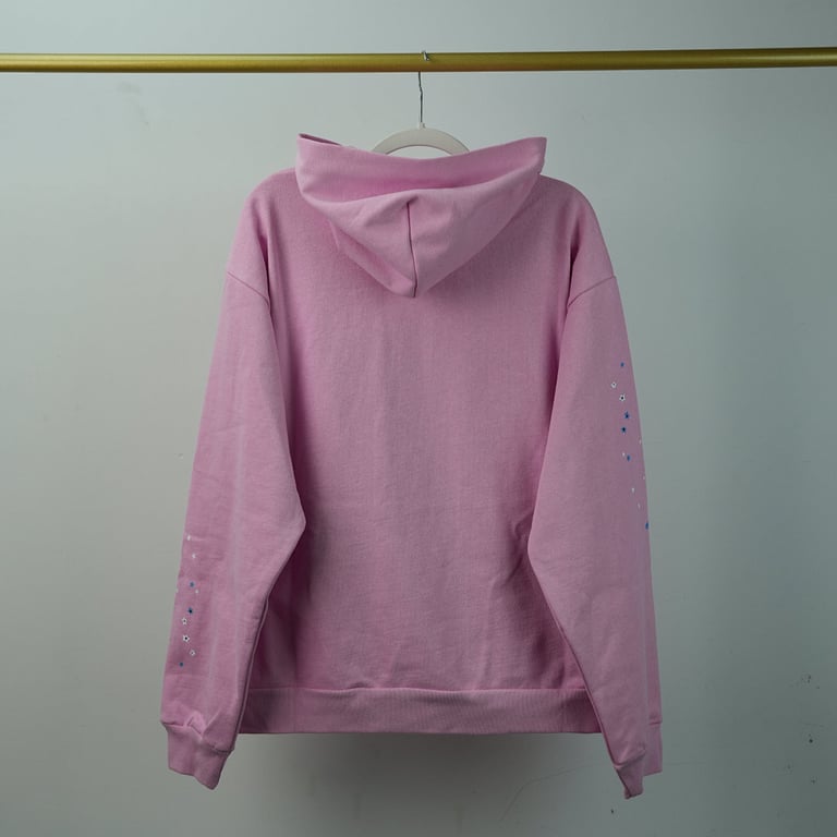 Sp5der OG Web Hoodie Pink - 29