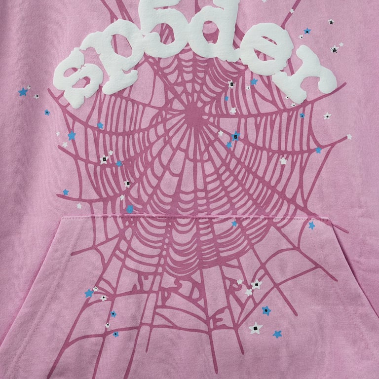 Sp5der OG Web Hoodie Pink - 31