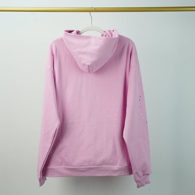 Sp5der OG Web Hoodie Pink - 33