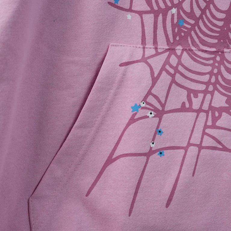 Sp5der OG Web Hoodie Pink - 36