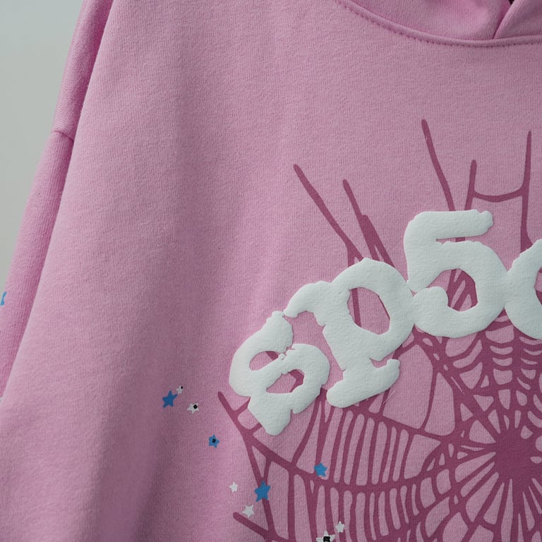 Sp5der OG Web Hoodie Pink - 39