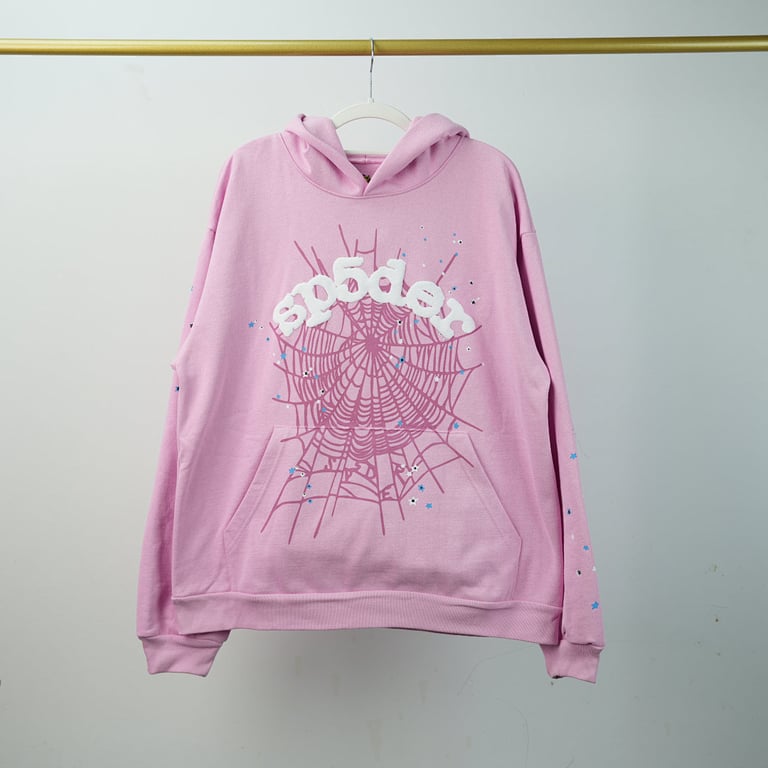 Sp5der OG Web Hoodie Pink - 43