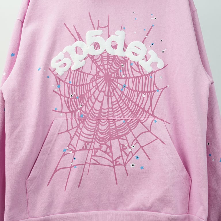Sp5der OG Web Hoodie Pink - 5