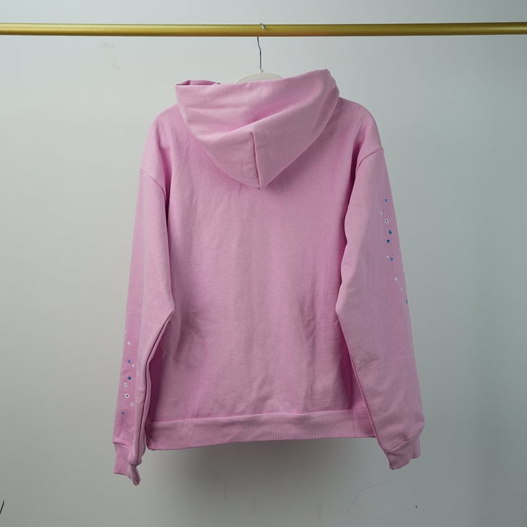 Sp5der OG Web Hoodie Pink - 51