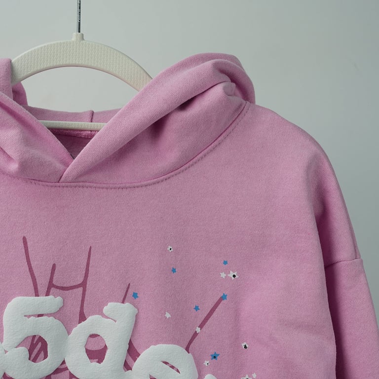Sp5der OG Web Hoodie Pink - 52
