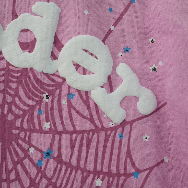 Sp5der OG Web Hoodie Pink - 56