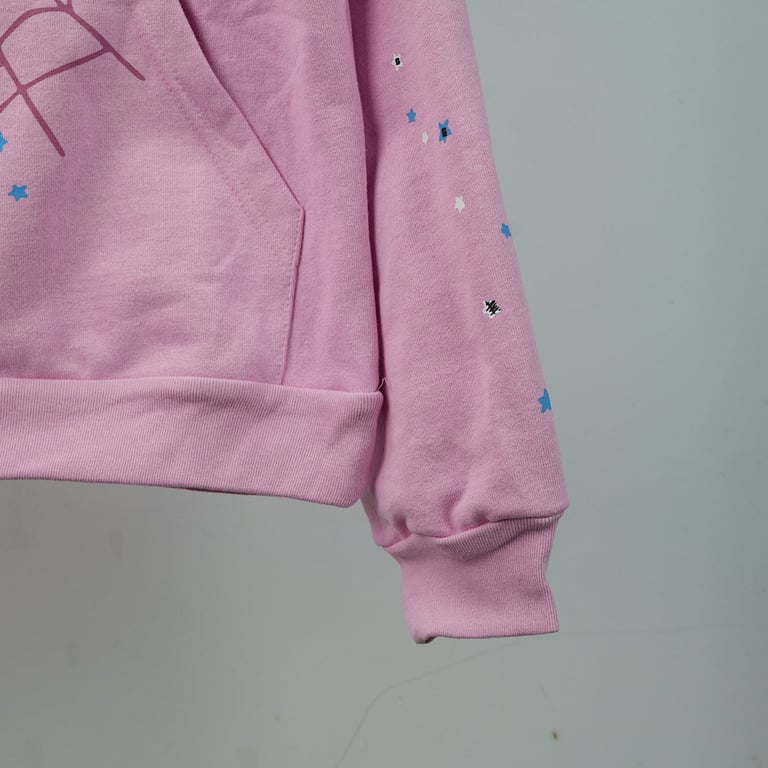 Sp5der OG Web Hoodie Pink - 58