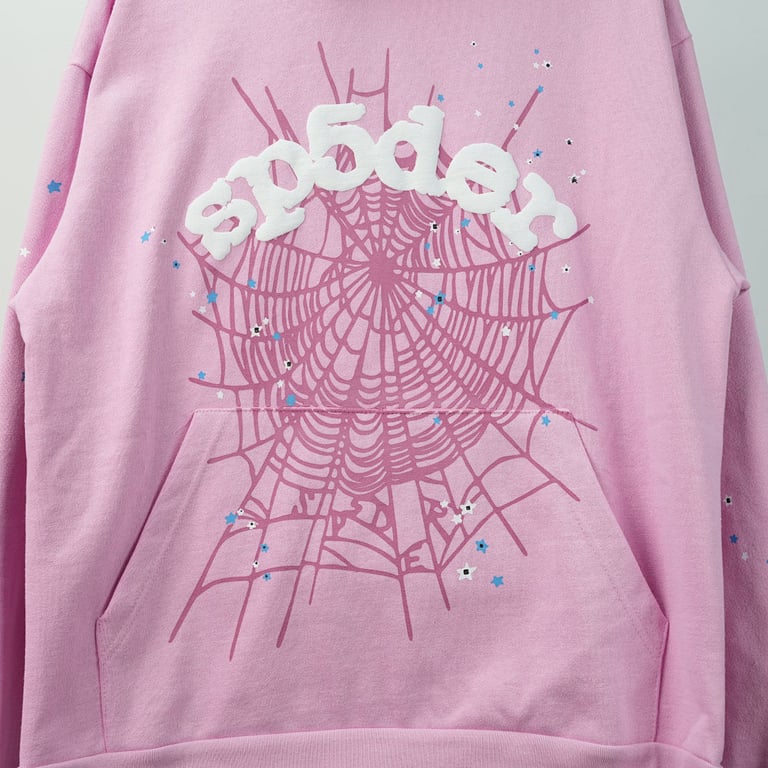 Sp5der OG Web Hoodie Pink - 6