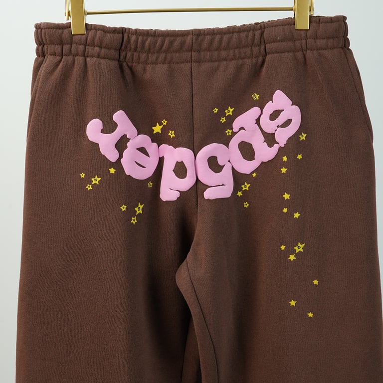 Sp5der Classic Sweatpant Brown - 17