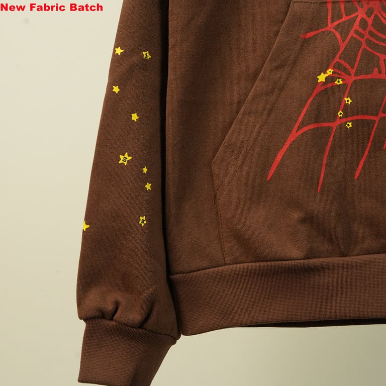 Sp5der Web Hoodie Brown - 13