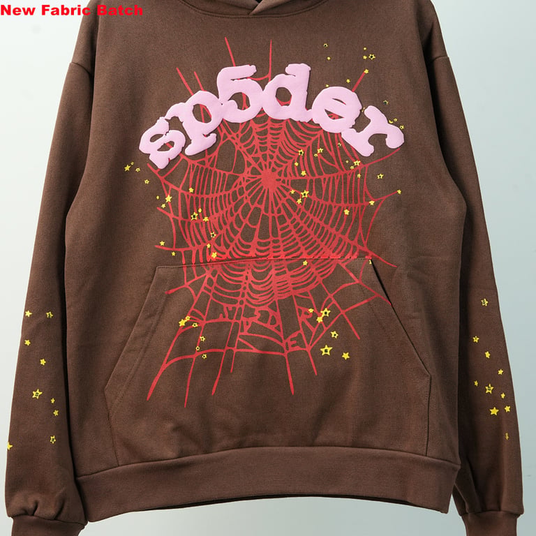 Sp5der Web Hoodie Brown - 18