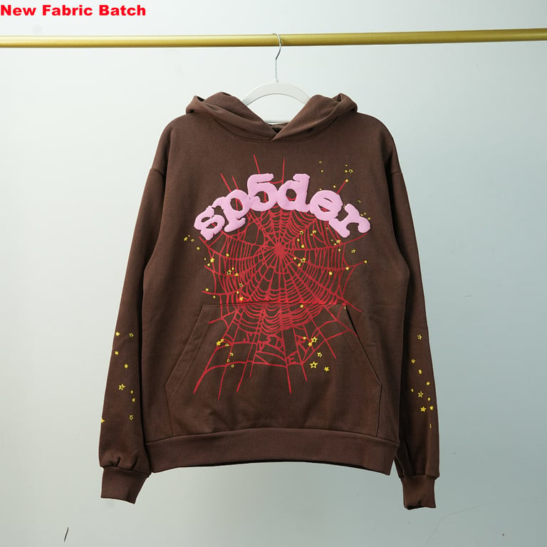 Sp5der Web Hoodie Brown - 20